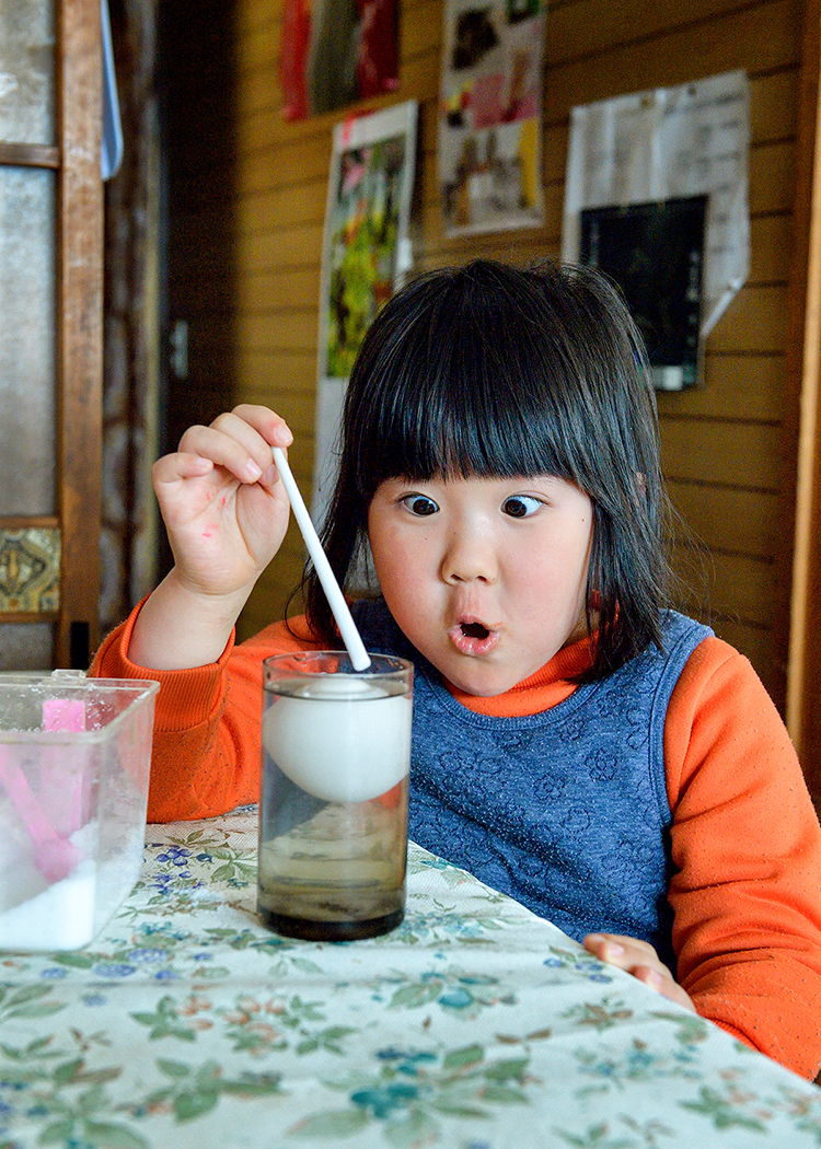 【写真】卵が浮いた/6歳