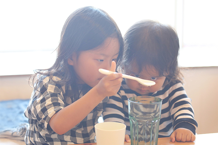 【写真】溢れ...ない!?/2歳4ヵ月、 5歳7ヵ月