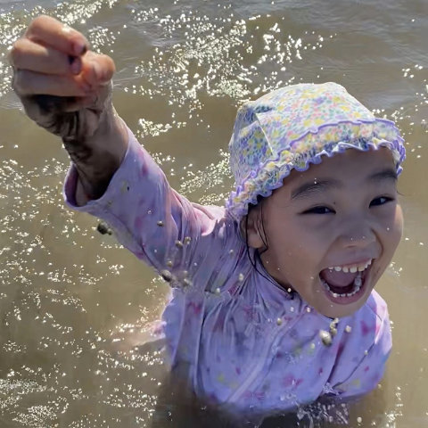 【写真】貝あったー！／5歳8カ月