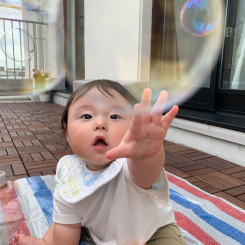 【写真】まって！／0歳8カ月