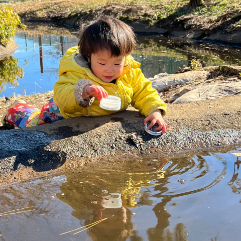 【写真】やっとくめたよ！／1歳5カ月