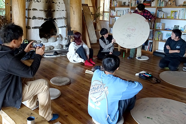 ぐうたら村でのフィールドワーク