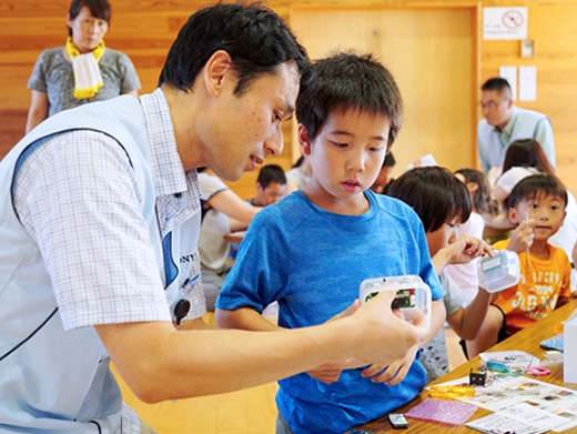 伝言ちゃん(ICレコーダー)の様子