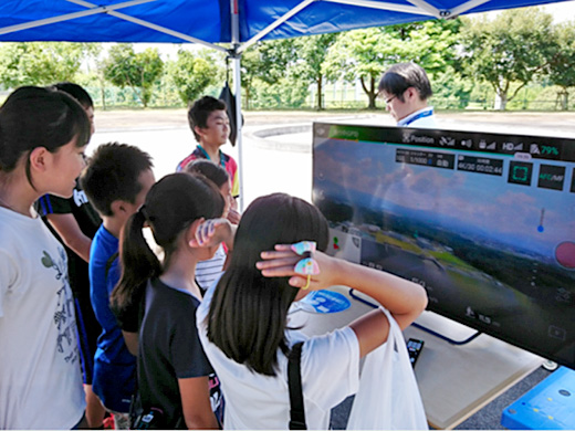 小学生環境見学会の様子