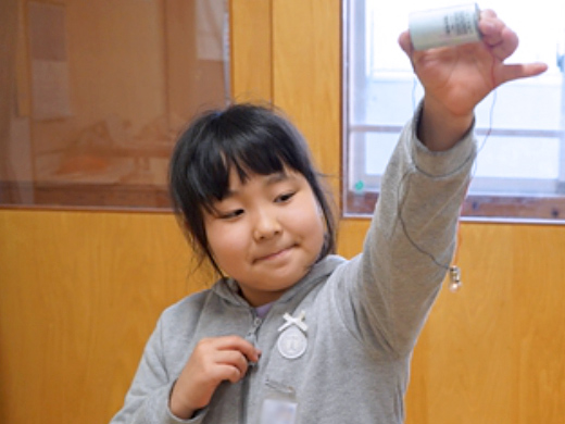 手づくり電池教室の様子