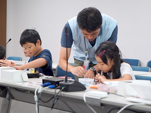 伝言ちゃん（ICレコーダー）の様子